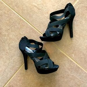 Just fab size 9 strappy heels